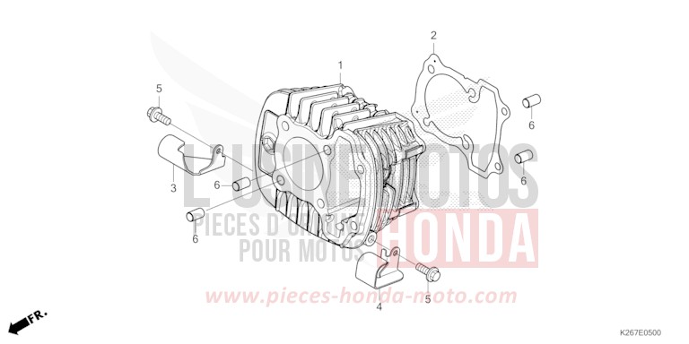 CYLINDER for MSX GROM A MAT GUNPOWDER BLACK METALLIC (NH436) from 2022